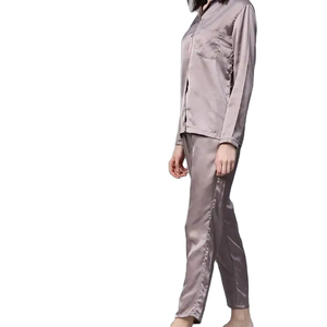 Nueva Llegada, Conjunto de Pijamas de Seda Térmica y Transpirable para Mujer, Sostenible, de Alta Calidad, Personalizable, Conjunto de Pijamas de Satén para Mujer 2026 - Product Image 3