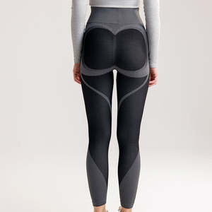 Leggings de sport sans couture pour femmes, taille haute, pour yoga et fitness, prix direct usine, personnalisables - Product Image 3