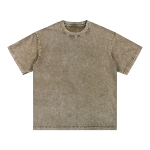 Camiseta de Manga Corta Oversize para Hombre, Color Naranja Sólido, Cuello Redondo, Estilo Casual, Tejido Jersey, 100% Algodón, Diseño Liso - Product Image 6