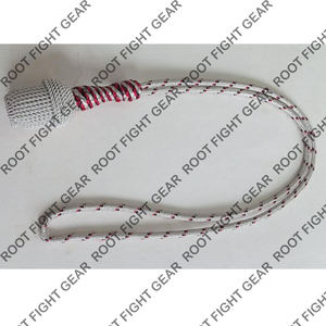 Noeud d'épée fait à la main, cordon de style lingot blanc, conception de gland fin pour équipement de défense personnelle, performances de régalia - Product Image 6