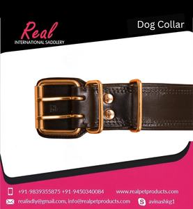 Collar de perro de cuero de diseño personalizado más vendido con acolchado suave y accesorio de perro de trabajo de aspecto caliente decoración de remache de patrón Animal - Product Image 6