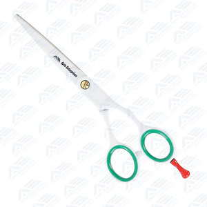Tijeras de Peluquería Profesionales de Acero Inoxidable Japonés para Estilistas y Uso Doméstico, Blancas, Verdes y Rojas, 5.75 Pulgadas - Product Image 3