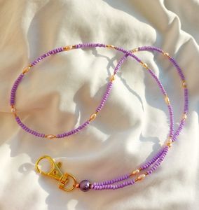Traditional Indian Embroidery Beaded <b>Lanyard</b> <b>for</b> <b>Keys</b> and Cards - Product Image 2