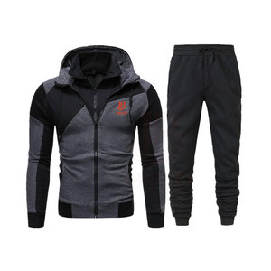 Survêtements pour hommes de haute qualité, sur mesure, couleur et design personnalisés, à prix avantageux, avec cordon de serrage, respirants, avec fermeture éclair et capuche. - Product Image 1