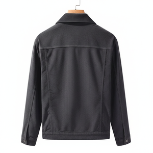 Chaquetas de Mezclilla para Hombre, Estilo Retro Americano, Fabricadas en Fábrica, Servicios OEM, Cuello Camisero, Manga Larga, Ropa de Calle, Cálidas para Invierno - Product Image 5