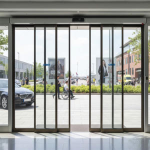 Fabricante de Sistemas de Puertas Corredizas Telescópicas Automáticas de Vidrio para Edificios Comerciales <span class=keywords><strong>con</strong></span> Entradas Amplias - Product Image 2