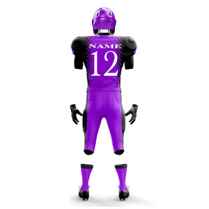 Tenue de football américain sublimée avec logo personnalisé, vêtements de sport, design sur mesure, logo fabriqué, 100 % polyester, vêtements de football américain - Product Image 6