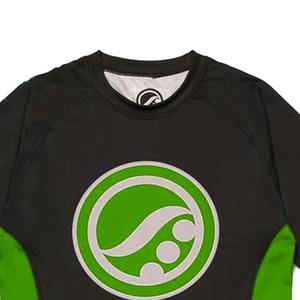 Rashguard Shoyorol personnalisé pour Jiu Jitsu, MMA, Grappling, BJJ, Boxe – Rashguard Shoyorol Premium Parrot & Black - Product Image 4