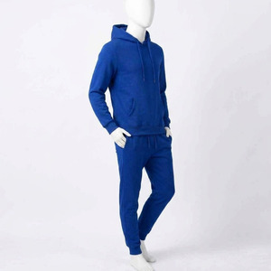 Conjunto Deportivo de Mezcla de Algodón de Alta Calidad con Logotipo, Sudadera Lisa y Pantalones Deportivos Ajustados, Ropa de Gimnasio, Fabricante Pakistaní - Product Image 2