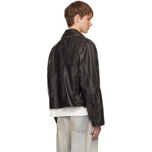 Chaqueta de Invierno para Hombre XS, Estilo Urbano, Piel de Vaca y Lona, Ecológica, Transpirable, Resistente al Viento, Ligera y Personalizable, Gran Venta - Product Image 3