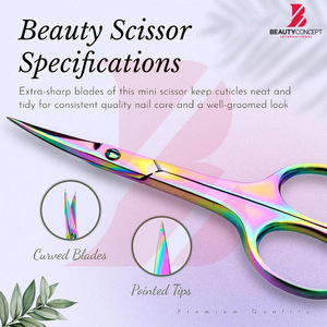 Tijeras para Cutículas de Acero Inoxidable de Alta Precisión con Punta Fina y Cuchilla Afilada, Herramientas Profesionales para Manicura de Salón, Producto Personalizable - Product Image 5