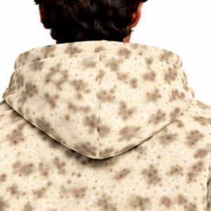 Neutral <b>Leopard</b> <b>Print</b> <b>Hoodie</b> Oversized Pullover Streetwear Sweatshirt Heavyweight Fleece Drawstring Kangaroo Pocket Casual Top - Product Image 4