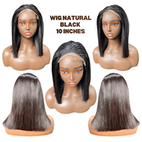 Perruques Bob en Cheveux Naturels Vietnamiens Remy, Cuticules Alignées, Taille Moyenne, Sans Colle, Brun Clair, Prêtes à Porter – Meilleures Ventes