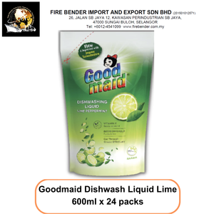 น้ำยาล้างจานย่อยสลายได้ Goodmaid ขนาด 600 มล. กลิ่นมะนาว แบบเติม สูตรเข้มข้น ผลิตในมาเลเซีย ซื้อจำนวนมาก ส่งออกต่างประเทศ - Product Image 2