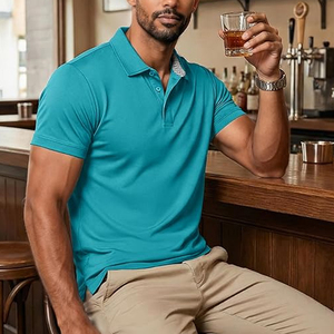 Camiseta Polo Deportiva Personalizada para Hombre, de Secado Rápido, para Golf, de Poliéster y Elastano, Ropa Deportiva de Alto Rendimiento, Fabricante - Product Image 4