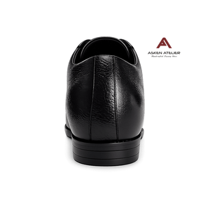 Asken Atelier Men's Hidden Heel Slip-On Loafers Genuine Leather Formal Business <b>Shoes</b> Breathable Toe Design Cushioned Anti-Slip - Product Image 5