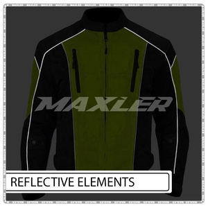 Chaqueta de Motocicleta Corta de Textil para Hombre, Fabricante OEM, Ropa Ligera para Conducción Urbana, para Exportación a Granel - Product Image 5