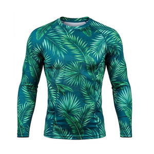 <b>Men</b> Rash Guard Performance <b>Top</b> Featuring Quick Dry Fabric And Stretch Fit Ideal For Beach Workouts Surfing And <b>Swimming</b> - Product Image 2