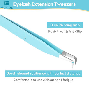 Eyelash Extension Tweezer Set, 2-Piece Professional Lash Tools Custom Logo Use For Extension Eyelash Tweezers - Product Image 2