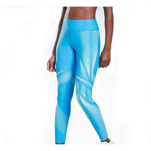Leggings de fitness taille haute pour femmes, respirants, extensibles, en spandex et nylon, pantalons de yoga et de course, grandes tailles - Product Image 4