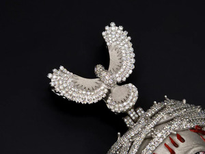 Colgante Religioso con Rostro de Cristo, Incrustaciones de Diamantes Cultivados en Laboratorio, Chapado en Oro, Plata 925, Estilo Hip Hop, Amuleto para Ceremonias Cristianas, Unisex - Product Image 2