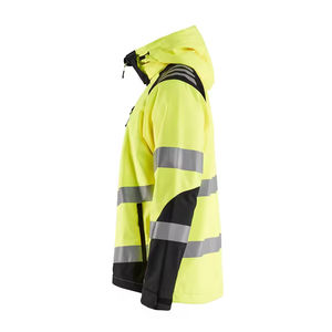 Chaqueta Cortavientos de Seguridad Impermeable y Reflectante de Alta Visibilidad para Hombre, Amarilla con Brillo Nocturno, Ropa de Trabajo de Seguridad - Product Image 2