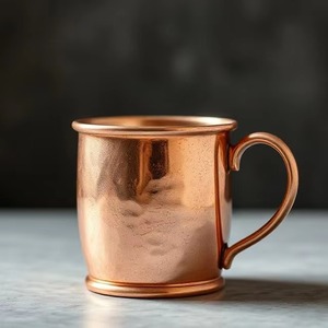 Standard Style Copper <b>Mugs</b> With Brass Handles <b>Reusable</b> Copper <b>Mugs</b> With Logo Made in India Drinking Coffee Cups - Product Image 5