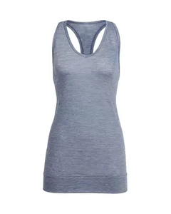 Débardeur de fitness pour femme sur mesure, style décontracté d'été, tissu jersey respirant, débardeur noir sans manches pour femme - Product Image 2