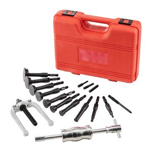 Set Estrattore Cuscinetti a Foro Cieco da 16 Pezzi con Kit Estrattore Guarnizioni e Anelli Interni Cuscinetti da 16 in 1, Martello Scorrevole e Inserto Pilota - Product Image 1