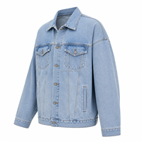 Veste en jean pour homme 3XL Grande Taille Coton Délavé Style Décontracté Streetwear Vêtement d'extérieur Trucker Vente en Gros Logo Personnalisé OEM ODM En Gros
