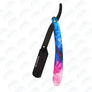 Rasoir droit fantaisie en acier inoxydable pour hommes et femmes lames jetables pour le toilettage du visage et du corps de la barbe - Product Image 2