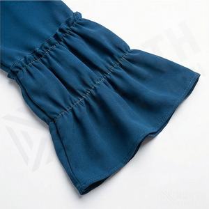 2025 OEM Kimono Abaya pour femmes musulmanes, en tissu polyester épais, doux et très extensible, col en V, manches longues, pour fêtes, Ramadan, mariages - Product Image 5