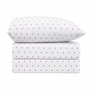 Parure de lit rouge à pois et 2 taies d'oreiller, motif floral classique, 100% coton, 150 fils/cm², qualité A, toutes saisons - Product Image 3