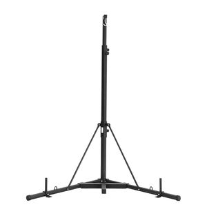 Heavy-Duty Steel Punching Bag <b>Stand</b> with Adjustable Height Hanging Workout Training Equipment Boxed Punching <b>Stand</b> <b>Weighted</b> Base - Product Image 1
