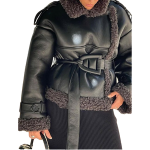 เสื้อโค้ทขนสัตว์แขนยาวสไตล์เรโทรปี 2026 แบบติดกระดุมแถวเดียว เครื่องประดับแฟชั่นใหม่สำหรับฤดูใบไม้ร่วงและฤดูหนาว เสื้อคลุมลำลอง - Product Image 6