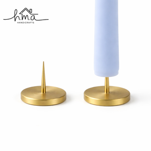 Support de bougie en spirale unique en laiton décoratif, accent de table moderne, décoration d'intérieur - Product Image 3