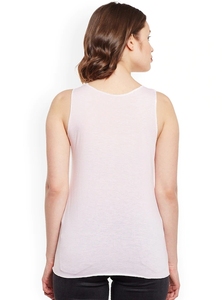Débardeur sans manches blanc pour femme, imprimé attrape-rêves, style bohème, en coton tricoté, col rond, longueur normale, logo sur le devant - Product Image 2