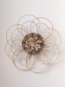 Decorative Rattan Flower Pia Handmade Boho <b>Wall</b> Hanging <b>Wicker</b> Flower Nursery Room <b>Decor</b> Aesthetic Home Gift - Product Image 3