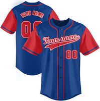 Jersey Baseball Klasik Pria Ukuran Besar 100% Poliester Anti-Bakteri Cepat Kering Bernapas V-neck Athletic Fit Kancing Penuh Retro