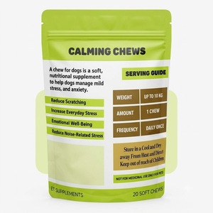 Friandises à Mâcher Apaisantes pour Chiens – Huile de Chanvre à Absorption Rapide, Sans Céréales, Supplément Naturel Apaisant, Réduit le Stress et les Aboiements Excessifs - Product Image 2