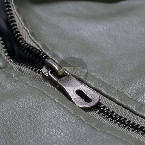 Chaqueta de Cuero 100% Genuino para Hombre, Nueva y Elegante, Estilo Vintage Grabado, Chaqueta de Lona para Otoño - Product Image 2