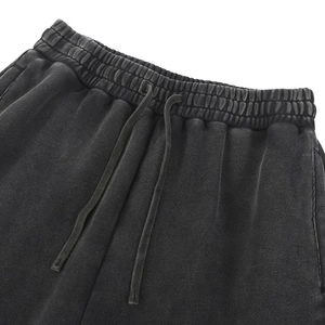 Wash Heavyweight Sweatpants – <b>Oversized</b> Cotton Drawstring Pants, Vintage Streetwear Unisex <b>Joggers</b> - Product Image 3