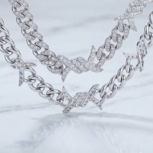 Nuevo Diseño de Lujo, Cadena de Diamantes Moissanite, Collar de Joyería Hip-Hop para Hombre - Product Image 4