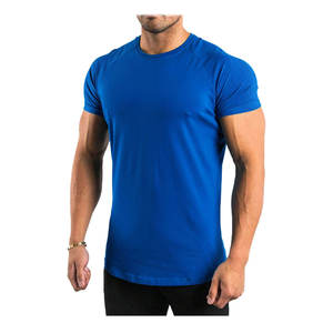 T-shirt pour homme 100% coton, coupe ample, couleur unie, col rond, coupe classique, tee-shirt de sport - Product Image 5