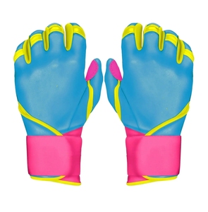 Gants de frappeur de baseball en cuir véritable personnalisés de haute qualité pour droitier, respirants, légers, protection des mains pour la vente en gros - Product Image 5