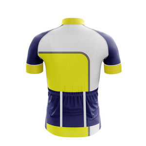 Maillot de cyclisme personnalisable unisexe en tissu mesh 100% polyester anti-UV, vert, vente en gros - Product Image 4
