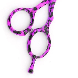 Ciseaux de coiffure professionnels Ryzer Studio en acier inoxydable à pointe fine pour droitiers, manche long pliable, usage en salon, manche en plastique - Product Image 4