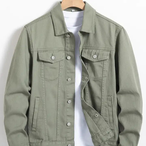 Premium Denim Jacket Manufacturing Featuring Custom Fits <b>Fabric</b> Selection Specialized Wash Treatments And Professional Garment F - Product Image 1
