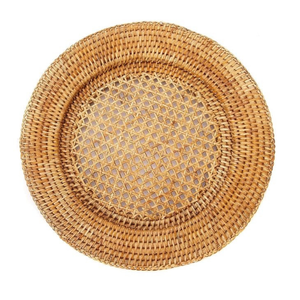 Factory Specialized in Manufacturing Luxury Dining Rattan Charger Wholesale Price Woven Rattan Chargers for Weddings Parties - Product Image 3