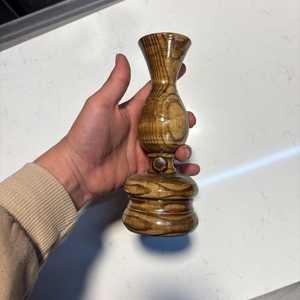 Portavelas de Madera de Mango Hecho a Mano, Regalo Decorativo Navideño, Candelabro de Madera Colorido, Decoración Festiva para el Hogar - Product Image 5